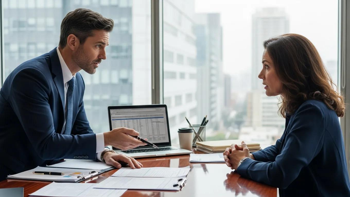 Tax consultant advising a client on audit defense strategies