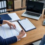 Bookkeeper matching bank transactions during account reconciliation