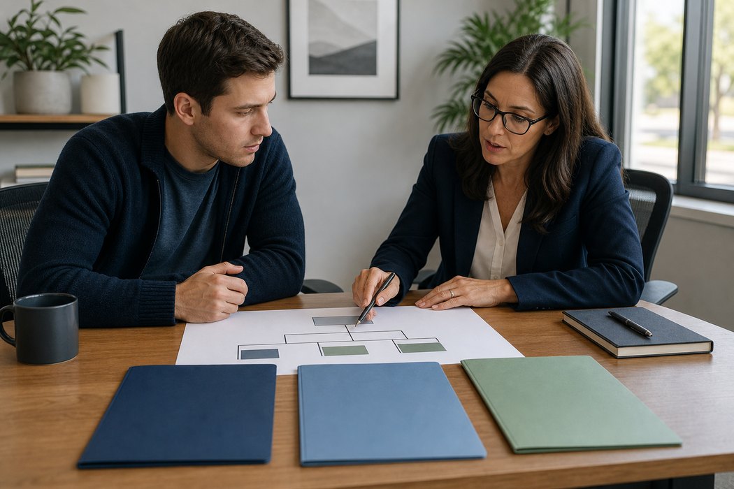 Utah entrepreneur comparing business entity structures with a CPA