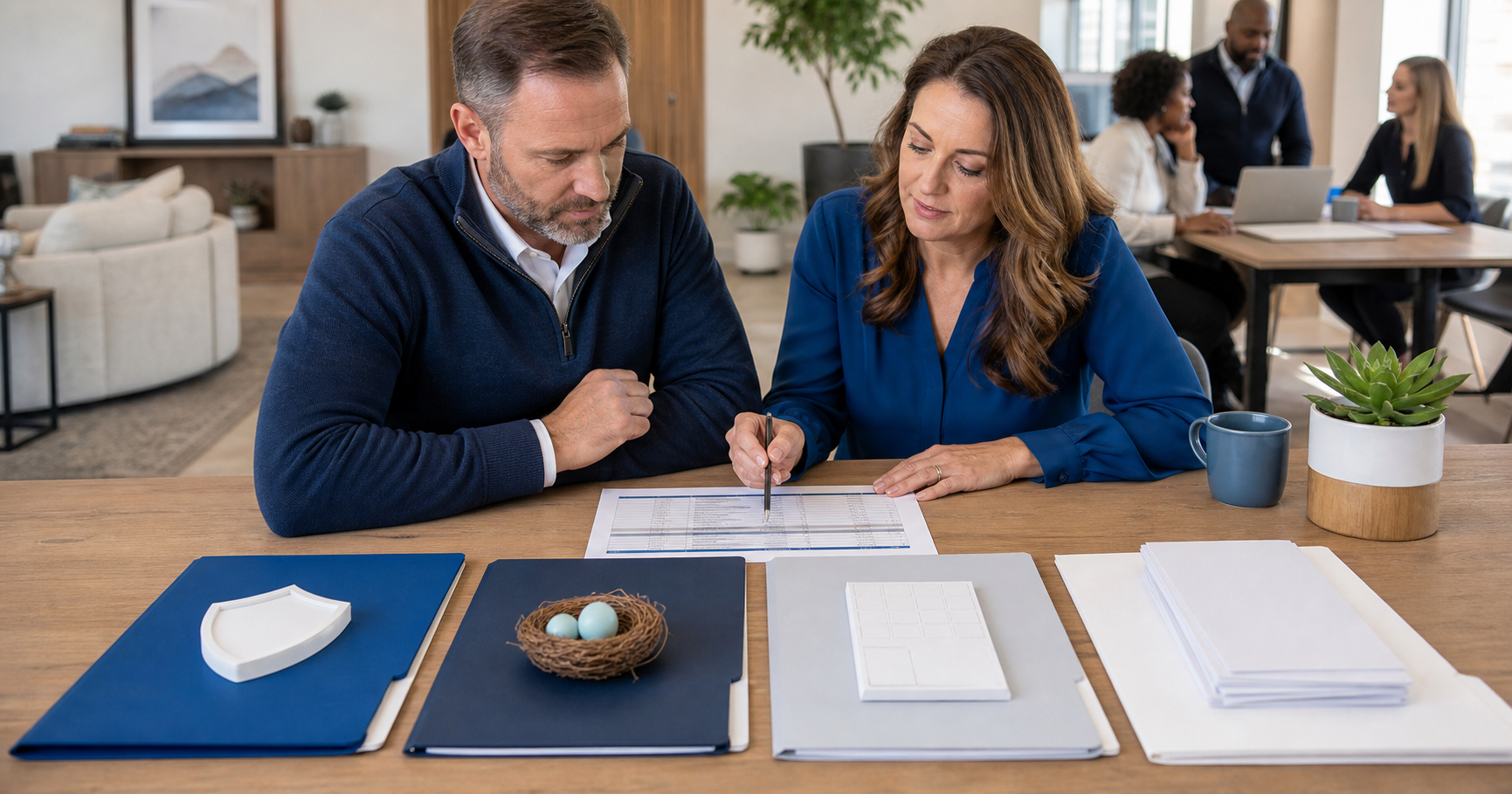 Benefits administrator reconciling health and retirement plan records with payroll
