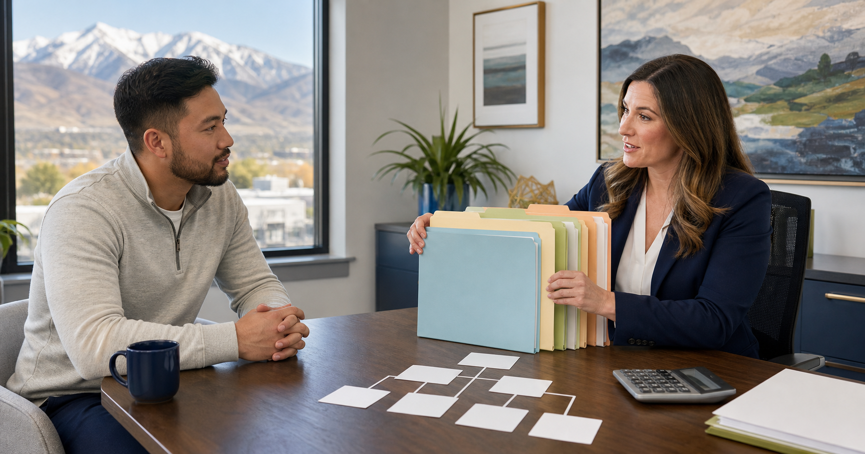 Utah small-business owner discussing common business tax questions with a CPA