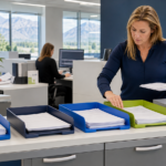 Payroll team processing employee time records, pay, and tax filings for a Utah business