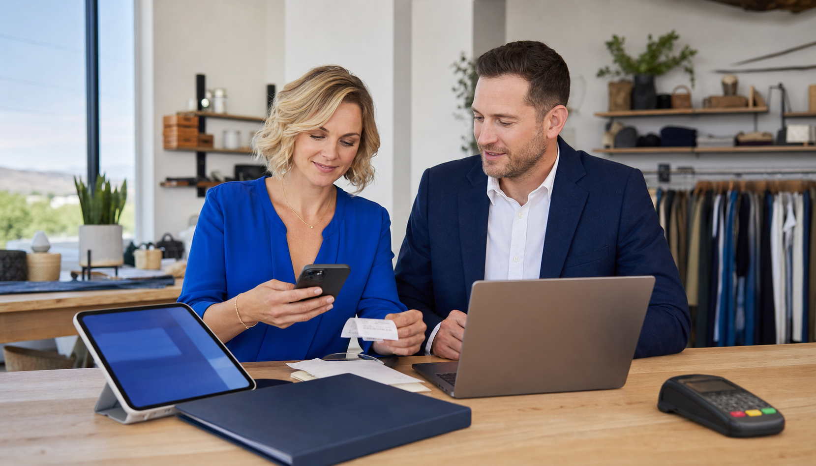 Utah business owner using a connected cloud accounting workflow with a CPA
