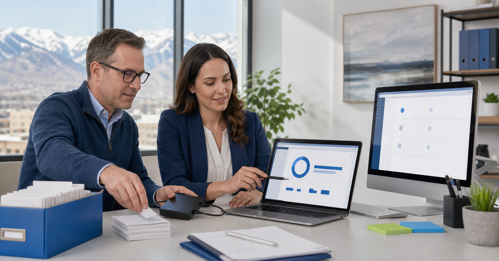 CPA helping a Utah business migrate accounting records from an old desktop system to a configured cloud platform