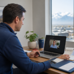 Utah small-business owner collaborating remotely with a CPA through cloud accounting