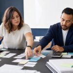 Utah business owner and CPA organizing an annual operating budget
