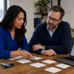 Utah business owner and CPA reviewing secure digital-asset transaction records